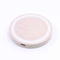 2020 new biodegradable product powerbank wireless charger for mobile phones