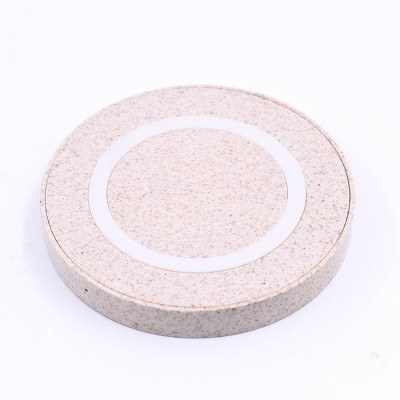 New 10 w round wireless charger fast charger with wheat draw